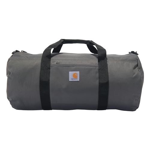Carhartt Trade Series 2-in-1 Packable Duffel with Utility Pouch, Grey, Medium (21.5-Inch)