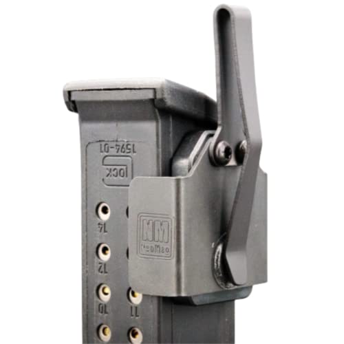 NEOMAG Magnetic Magazine Holster | Deep Concealment Pocket Mag Holder for Conceal Carry | Medium with Extended Clip, Compatible with 9mm/.40 S&W