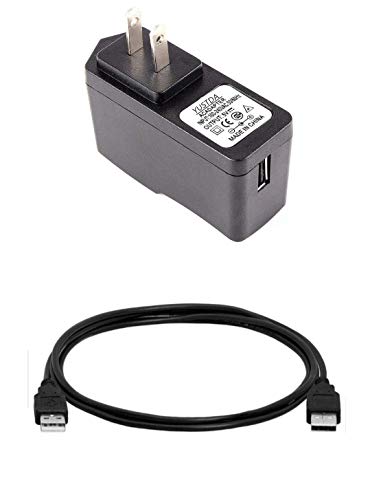 Yustda 5V AC/DC Adapter Replacement for EverStart Maxx SL10LEDE SAT3E 600 2200 Lumens Rechargeable Lithium LED Spotlight SS120LE 800 Peak Amp Jump Starter Ever Start USB Power Supply Battery Charger