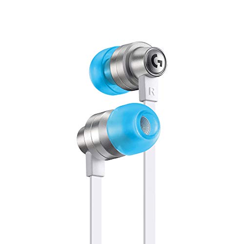 Logitech G333 VR Earphones for Oculus Quest 2 - Oculus Ready - Custom-length Cable and Straps - Dual Driver Audio Designed for Gaming - Durable Aluminum Housing - Low-Latency 3.5 mm Aux