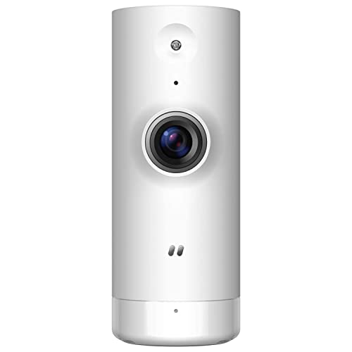 D-Link DCS-8000LH Single Pack, 120-degree Wide View Angle Security Camera, Mini HD Camera with Built-in Night Vision, Motion and Sound Detection (Renewed)