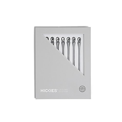 HICKIES Unisex Hickies - No Tie Laces Grey/Crystal One Size One Size