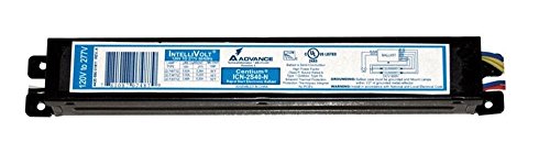 Philips Advance ICN-2S40-N Electronic Ballast, T12 Lamps, 120/277V Lighting, 1 Count (Pack of 1), Black