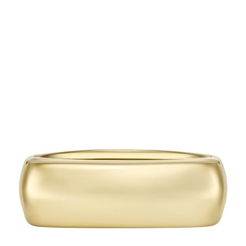 Fossil Women's Heritage Stainless Steel Gold-Tone Ring, Color: Gold (Model: JF04586710)