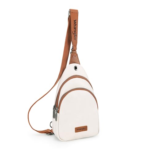 Wrangler Crossbody Sling Bags for Women Large Cross Body Purse with Headphone Hole
