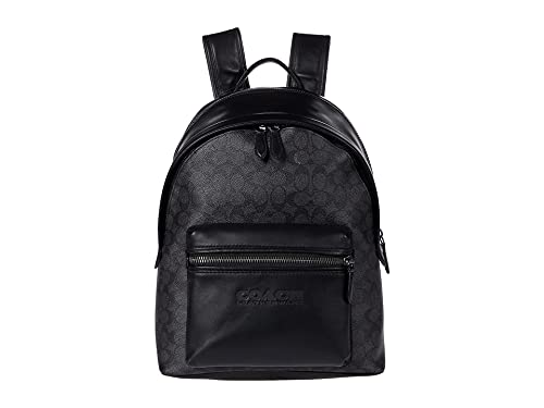 COACH Signature Charter Backpack, Charcoal