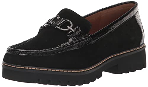 Donald Pliner Women's Helio Loafer, Black, 6.5