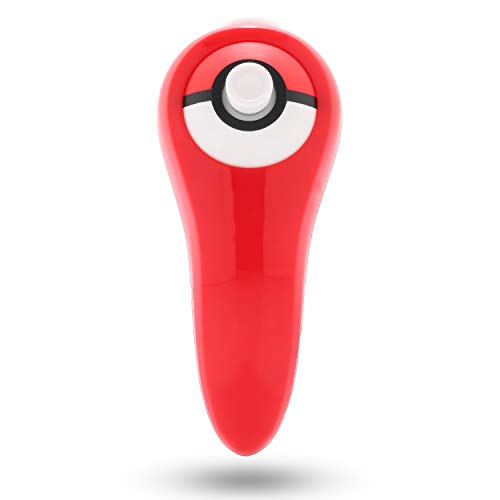 Poke Ball Plus Grip, Holder for Lets Go Pikachu Lets Go Eevee Pokemon Switch Poke Ball Plus with 2 Thumb Stick Covers - RedWhite