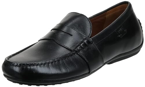 Polo Ralph Lauren Men's Reynold Loafers, Black, 10 Medium US