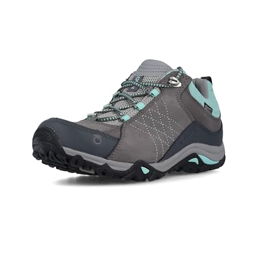 Oboz Sapphire Low B-Dry Hiking Shoe - Women's Charcoal/Beach Glass, 9.5