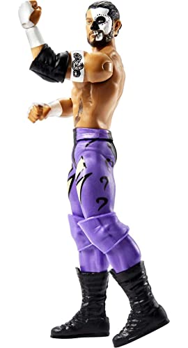 WWE Basic Santos Escobar Action Figure, Posable 6-inch Collectible for Ages 6 Years Old & Up, Series # 127