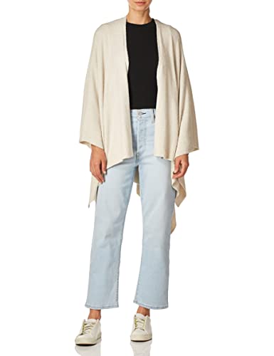 Barefoot Dreams CozyChic Lite Women's Weekend Wrap, Stone-Pearl, One Size