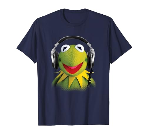 Disney The Muppets Kermit The Frog Studio Session Headphones T-Shirt