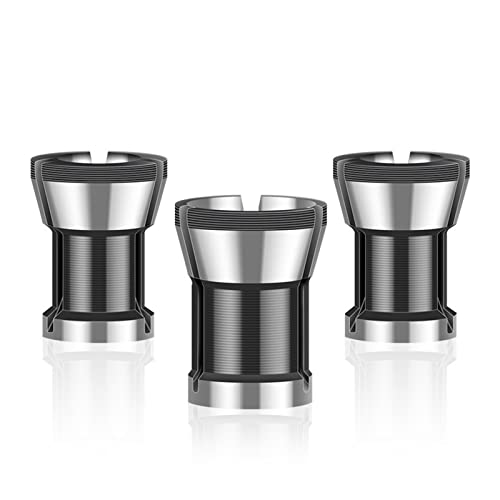 YÁSEZ High Precision Adapter Collet Engraving Trimming Machine Router Machinery Milling Woodworking Cutter Accessories 8mm 6.35mm 6mm (Size : 6.35mm)