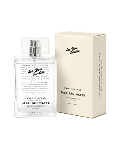 Sweet Sunshine Face Tan Water- Buildable Face Tanner with Hydrating Properties, where Sunless Tanning meets Skincare