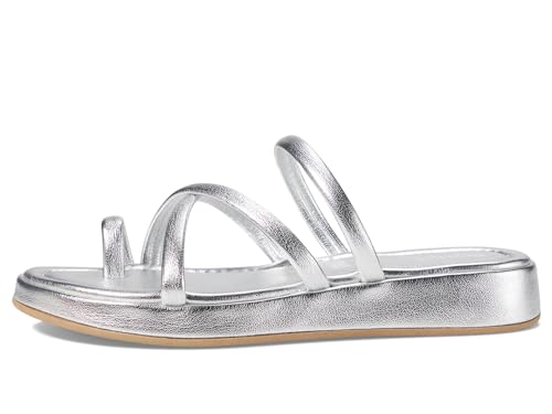 Seychelles Women's Rule The World Slide Sandal, Silver, 8.5