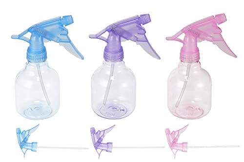 ONEDONE Spray Bottles for Cleaning Solutions, 3 Pack Water Spray Bottle 8 Oz w/Spray Heads, Empty Plastic Spray Bottles for Plants Hair Pets Mist Bottle Sprayer Adjustable