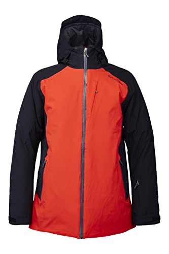 Spyder Men's Standard Lodge Insulated Ski Jacket, Volcano, Large