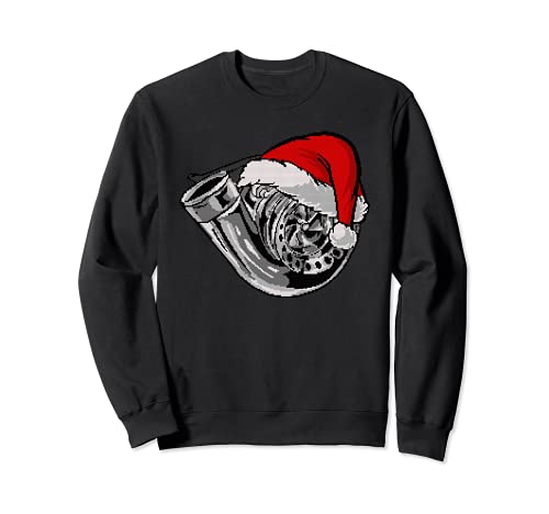 Turbo Ugly Christmas Car Enthusiast Racing Drifting Matching Sweatshirt