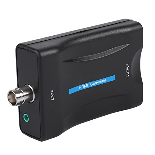 Coax to Hdmi Adapter BNC to HDMI Converter Adapter Coax to Hdmi Converter for Tv Antenna 1080P/720P HD Display Video Adapter Surveillance Monitor for PS2, PS3, PSP, WII, XBOX360 (1)