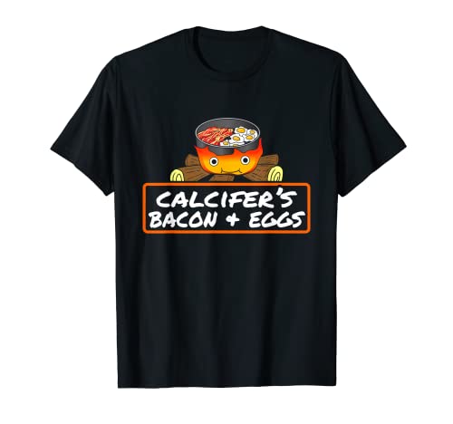 Food Lover Pun Bacon Egg Cook Dish Calcifer's Gift T-Shirt