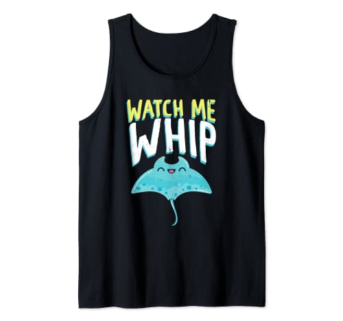 Watches Me Whip Ocean Sea Sting Rays Tank Top