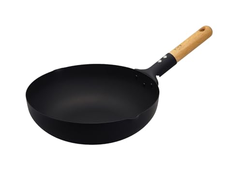 タクミジャパン(TakumiJAPAN) Takumi MGIT28P Frying Pan, Made in Japan, 11.0 inches (28 cm), Induction Compatible, Magma Plate, Iron