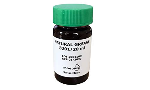 Moebius 8201 Classic Watch Grease with Molybdenum disulfide (MoS2) 20ml for Watchmakers