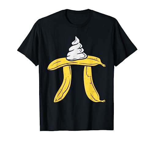 Funny Banana Cream Pie Shirt Pi Day Math Geek Student T-Shirt
