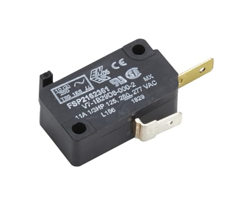 Whirlpool WP2162361 OEM SxS Refrigerator Ice Dispenser Microswitch, Black