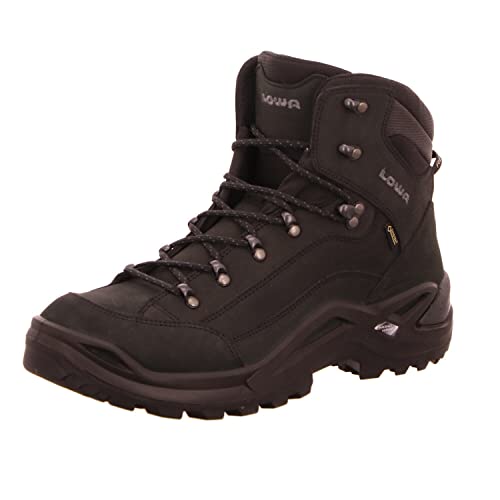 Lowa Men's Renegade GTX Mid Hiking Boot, Deep Black, 11 M US