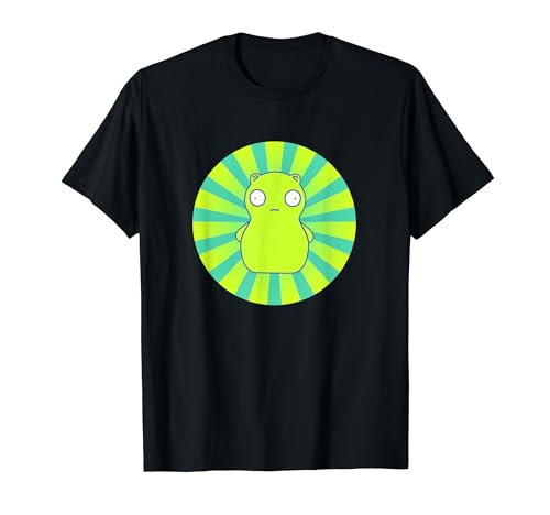 Bob’s Burgers Kuchi Kopi Lime Green Hypno Wheel T-Shirt