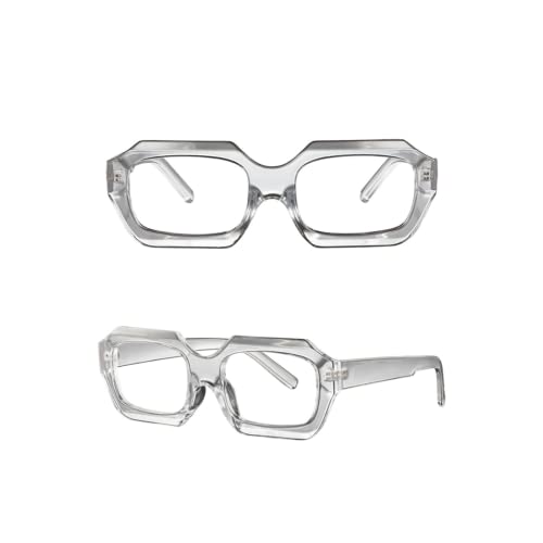 If You Dare.. Chandler Clear Rectangular Fashion Glasses