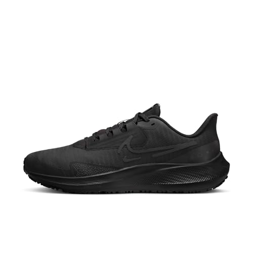 Nike Pegasus 39 Shield Men's Weatherized Road Running Shoes (DO7625-001, Black/Off Noir/Dark Smoke Grey/Black) Size 10.5
