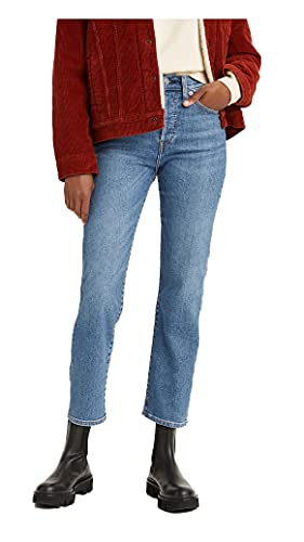 Levi's Women's Wedgie Straight Jeans, Love in The Mist (Waterless), 30