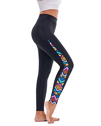 SCODI Swim Pants for Women High Waisted Swim Leggings Swimming Pants Swim Tights Sun Protection Rash Guard Water Pants