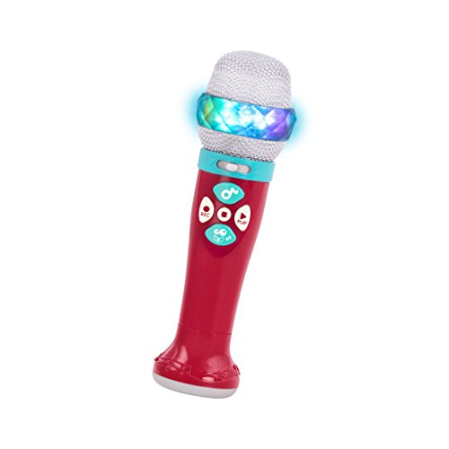 Battat – Toy Karaoke Mic – Light-Up & Voicechanging Microphone – Record & Playback – Sing-Along With Bluetooth – 3 Years + – Musical Light Show Microphone