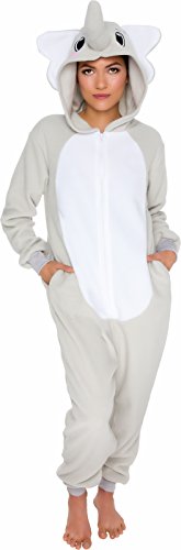 Slim Fit Adult Onesie - Animal Halloween Costume - Plush Fruit One Piece Cosplay Suit for Women and Men by FUNZIEZ!