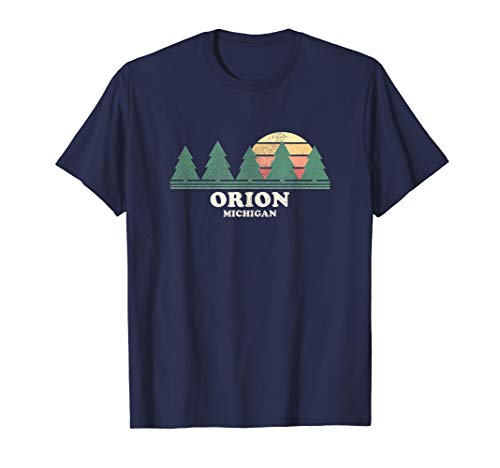 Orion MI Vintage Throwback Tee Retro 70s Design T-Shirt