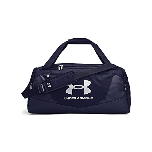 Under Armour unisex-adult Undeniable 5.0 Duffle-Large , Midnight Navy (410)/Metallic Silver , One Size Fits Most