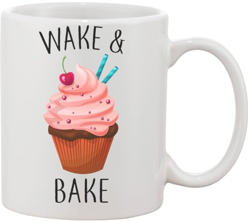 Functon+ Wake & Bake Tasty Cupcake Ceramic Mug White