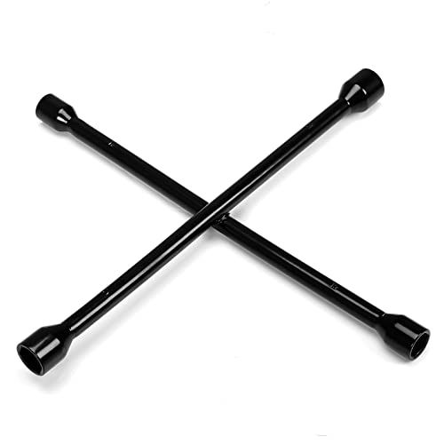 Torin TRX31101-14F Professional 14' Universal Heavy Duty 4-Way Cross Lug Wrench, Black