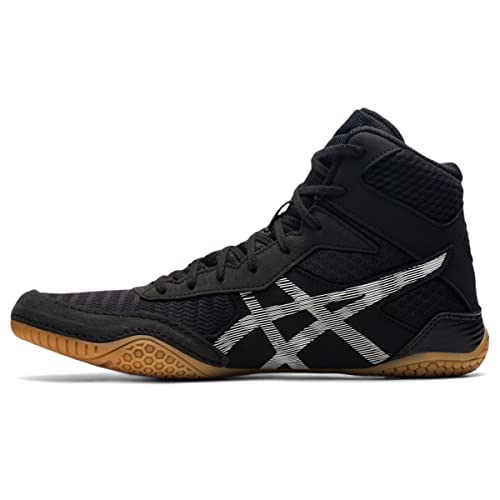 ASICS Men's Matcontrol 2 Wrestling Shoes, 13, Black/White
