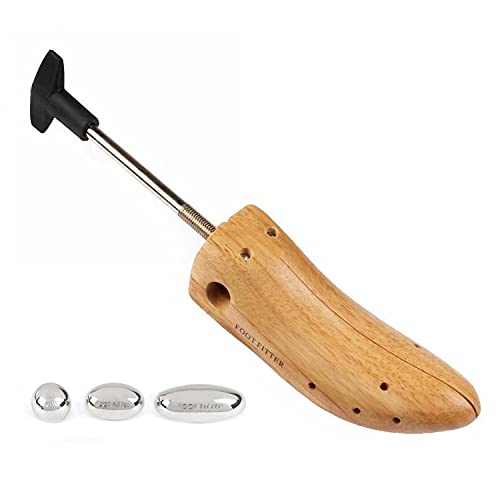 FootFitter Women’s One-Way High Heel Shoe Stretcher for 1” to 3” Heels/Pumps - Stretch, Loosen, & Widen Tight Heels - Medium (US 6.5-8.5)