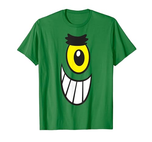 SpongeBob SquarePants Halloween Plankton Big Face Costume T-Shirt