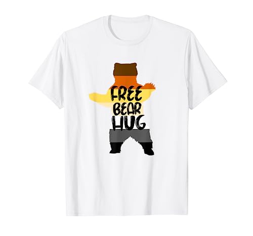 Bear Hug Gay Pride LGBT Retro Gift T-Shirt