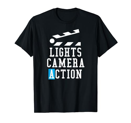 Lights Camera Action Clapper Board - Film Crew Director Gift