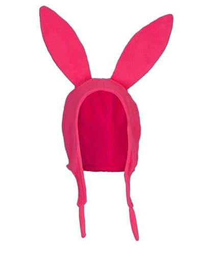 IZhansean Family Matching Bunny Ears Hat Bob's Burgers Louise Pink Cosplay Bunny Ears Hat Costume Cosplay (Pink, L (Adult))