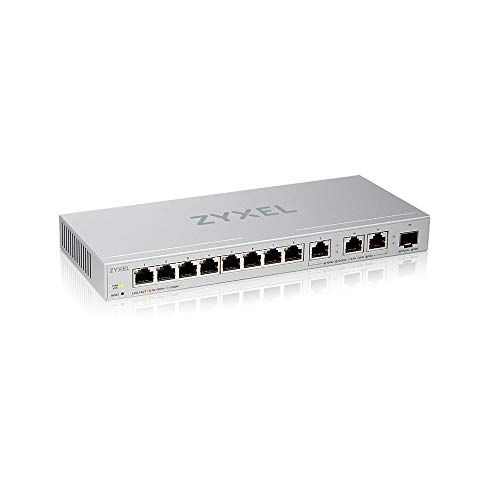Zyxel 12-Port Web-Managed Multi-Gigabit Switch Includes 3-Port 10G and 1-Port 10G SFP+ [XGS1250-12]