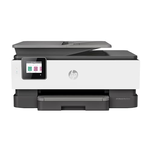 HP OfficeJet Pro 8034e Wireless Color All-in-One Printer with 1 Full Year Instant Ink,White